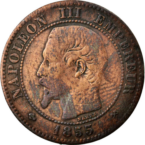 [#15587] Monnaie, France, Napoleon III, Napoléon III, 2 Centimes, 1855, Rouen, T - Afbeelding 1 van 2
