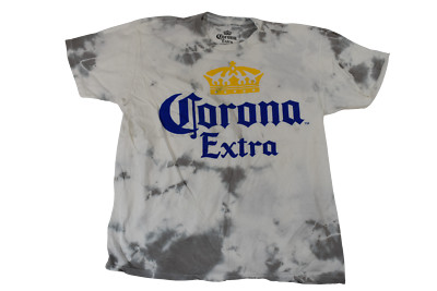 Corona Extra Mens Corona Cerveza Beer Tie Dye Shirt New S