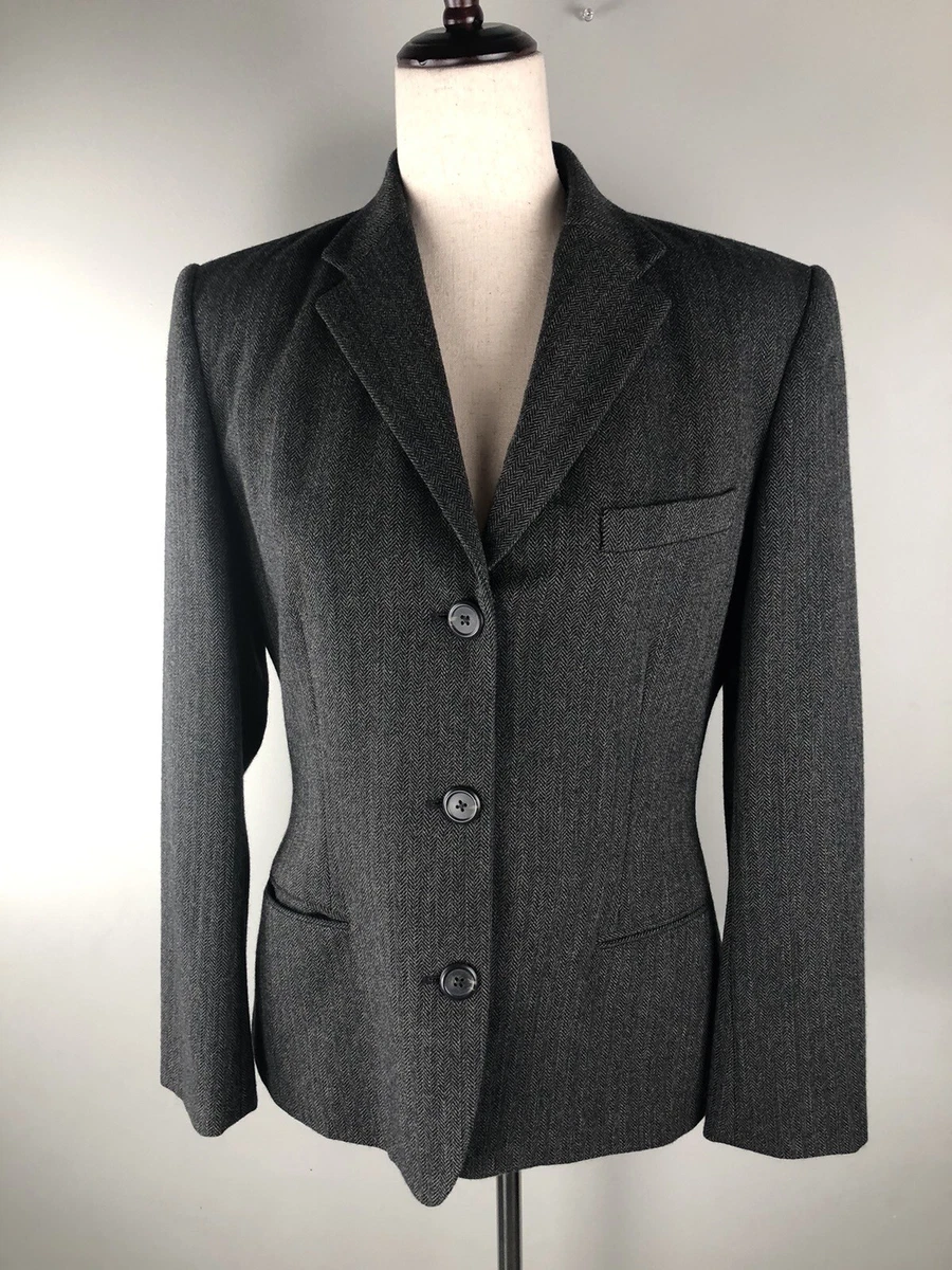 Polo Ralph Lauren peak-lapels herringbone blazer - Blue