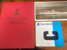 Rare Orient Line/P&O Collectables - SS Orcades, 1955