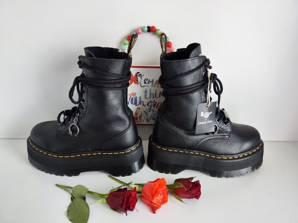 Dr MARTENS x Dolls Kill zip Jadon Hi Max 10 eye platform Dr MARTENS x Dolls Kill zip Jadon Hi Max 10 eye platform