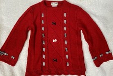 girls 4t vintage dog sweater