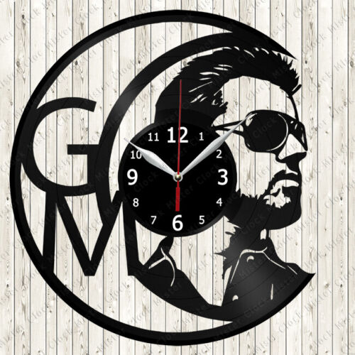 Horloge murale disque vinyle George Michael décoration faite main 2696 - Photo 1/12