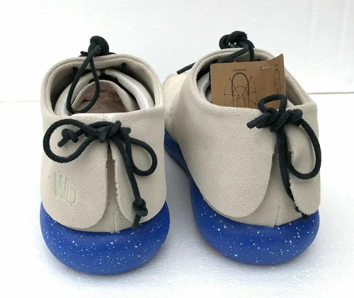 Worldboots Original Size MEN 8 Taupe Royal BLUE Hemera Skirt /Sneakers retro NWT - Picture 16 of 24