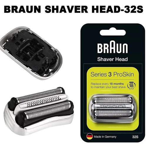 Braun Shaving Head Cartridge 32S Series 3 Combo Pack 3040s,3030s,3050cc,395cc .SWEGJOL - Picture 3 of 15