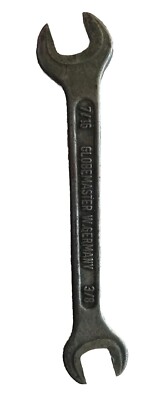 Globemaster Wrench West Germany 7/16 3/8 Drop Forged Vintage Open End