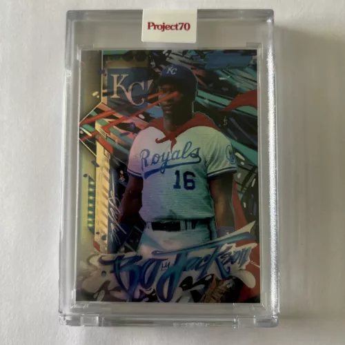 2021 Topps Project 70 - King Saladeen 2020 #490 Bo Jackson Rainbow Foil 29/70 🔥