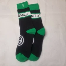 Flogging Molly Limited Edition Socks Irish Band Unisex Green St Patrick's 
