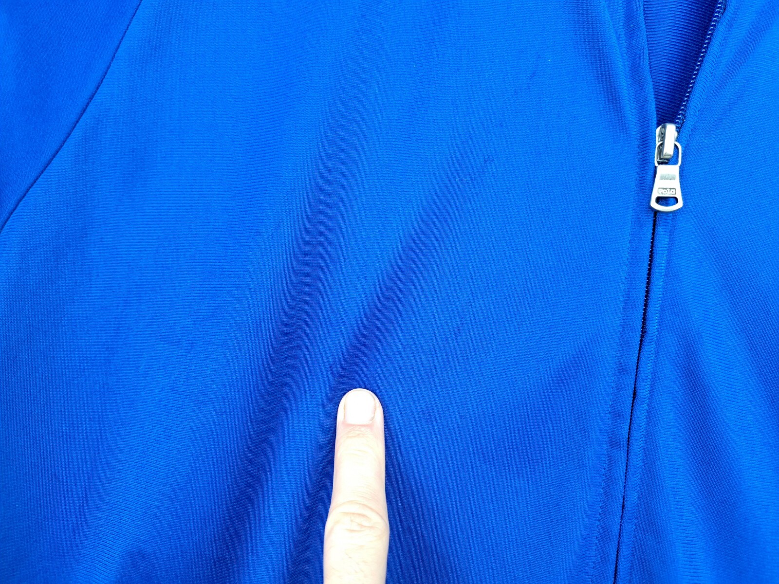 Polo Ralph Lauren Royal blu nero righe full zip pony giacca morbida pista uomo L