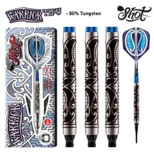 WTSF Shot! Darts Warrior Tipu Soft Tip Dart Set - 80% Tungsten - Free Shipping
