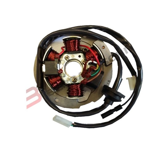 STATORE MAGNETE ACCENSIONE PER MALAGUTI F10/F12/F15 50 2T OKYAMI 5 BOBINE - Foto 4 di 4