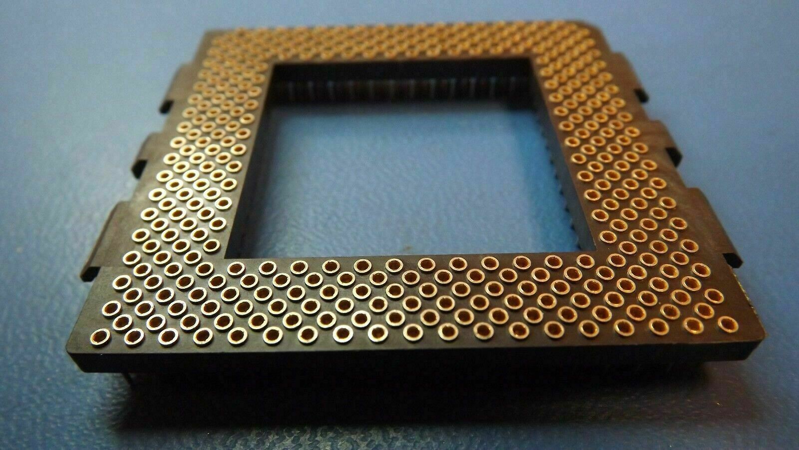 (1PC) 518-93-370-69-129808 Socket 370, 370-pin PGA w/ Heatsink Tabs - Picture 4 of 4