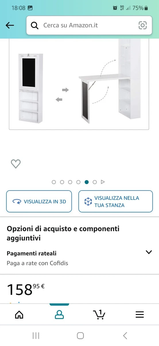 Pmnianhua Tavolo a ribalta da parete, scrivania per laptop in legno, ripiano pieghevole da appendere, stazione di lavoro multifunzionale per computer con scomparti portaoggetti in casa e ufficio per