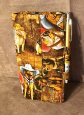 Quilted Fabric Checkbook Covers