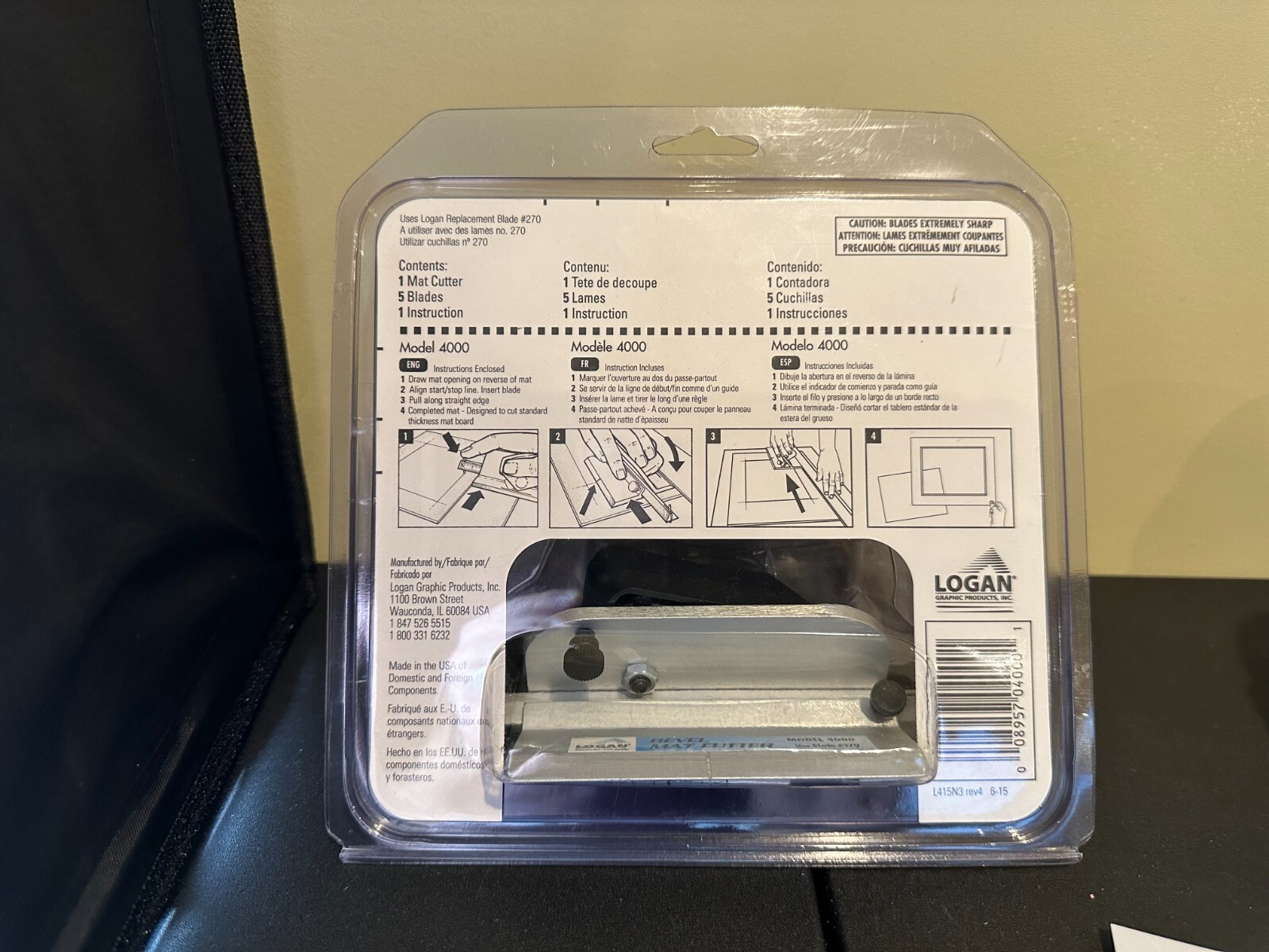 Logan Graphic Products Deluxe Pull Style Mat Cutter Model 4000 Bevel Mat Cutter eBay