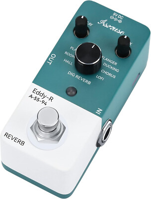Asmuse Eddy-R A-55-94 Hall Effekpedal für Gitarre