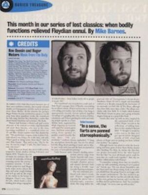Ron Geesin & Roger Waters Body a retrospective Article
