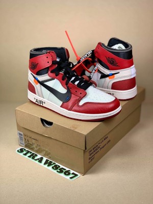 air jordan 1 off white chicago box