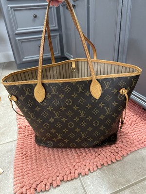 Louis Vuitton Neverfull Tote MM Brown Canvas Monogram