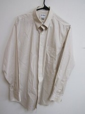 Paul Fredrick Easy Care Cotton Pinpoint Multicolor Checked L/S Shirt 17-34/35