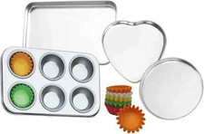 Deluxe Pan Set Compatible with Easy Bake Ultimate Oven  Includes 60 Cupcake