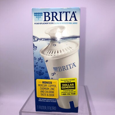 Brita Pitcher Replacement Filter White For Most Brita Pitchers 1 Filter New