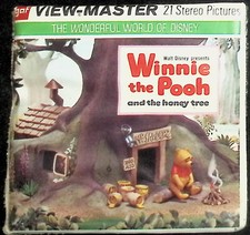 Disney's Winnie the Pooh and The Honey Tree 3d View-Master 3 Reel Set SEALED