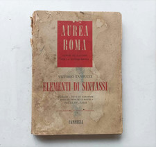 AUREA ROMA ELEMENTI DI SINTASSI - Vittorio Tantucci - 1956