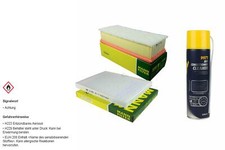 MANN FILTER Paket MANNOL Klimareiniger für VW Golf IV Cabriolet 1E7 2.0