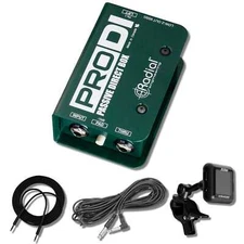 Radial Engineering ProDI Direct Box with Instrument Cables and Guitar Tuner