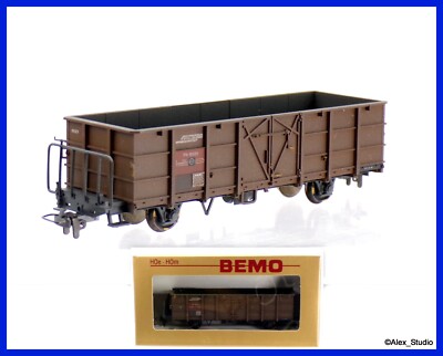 Bemo 2255 173 aus 7455 100 Stahlwand-Hochbordwagen RhB.  Fb 8523. OVP  Video Neu