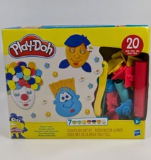 Play-Doh Makin' Faces Create It Kit for Kids 3+ w/ 7 Colors + Molds & Rollers