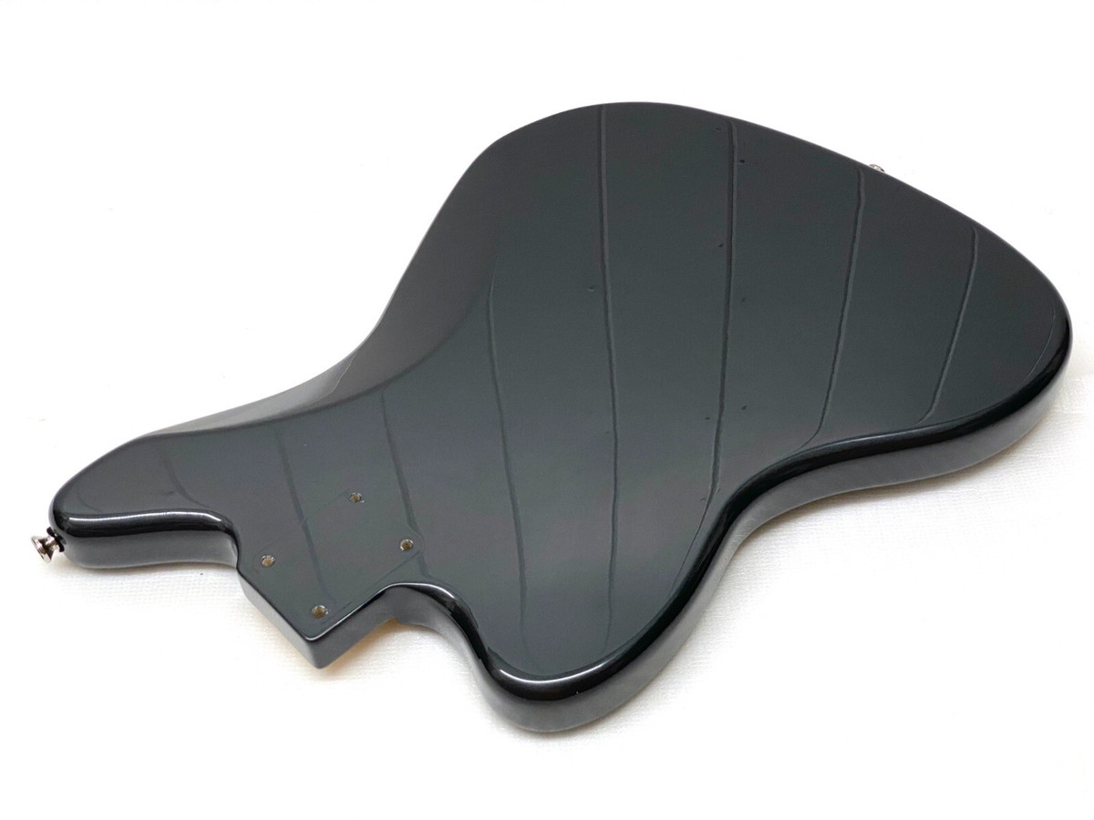 TINY CRACK! Fender Squier Affinity JAG BASS BODY Charcoal