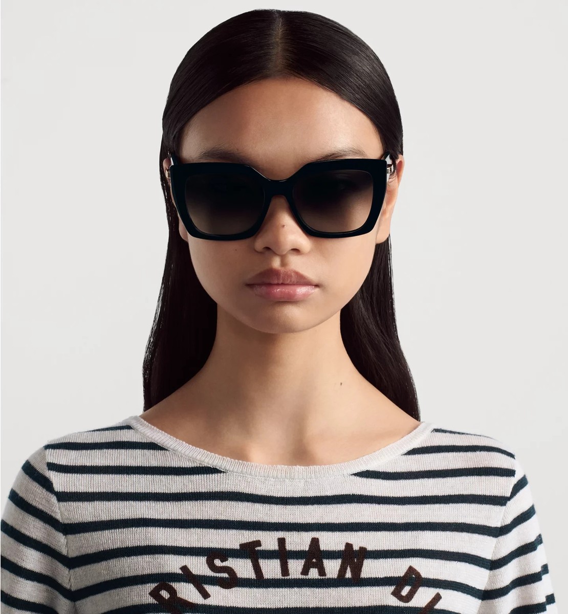 本日SALE！【Dior】ディオールCOTTAGE Dロゴサングラス Dior C Dior S5F Sunglasses Black Square 55mm | Authentic | Made in