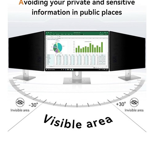 J J-Dream Hanging Privacy Screen Filter for Widescreen Monitors 24.0”16:10 Ratio - Picture 3 of 3