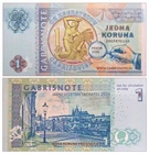 NEW!!! 1 Koruna - OZ Zberatelov Gabrisoviek - Matej Gabris