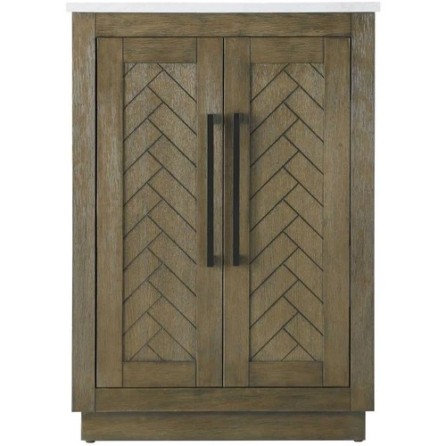 Elegant Lighting VF29024HO Chase 24 X 34 inch Hazel Oak Bathroom Vanity Cabinet - Picture 5 of 11
