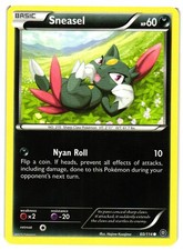 Pokemon TCG Sneasel 60/114 Common Steam Siege LP/MP