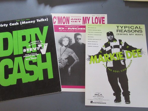 Stevie V Dirty Cash Sheet Music Lot Prince Markie Dee, D-MOB C'Mon Get My Love