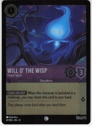 Will o' the Wisp - Forest Spirit 47/204 The Wilds Unknown Cold Foil
