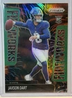 🔥 🏈 2025 Panini Prizm - Fireworks Jaxson Dart #6 Green Prizm (RC) 💥