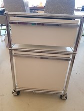 Rollcontainer USM Haller weiß gebraucht