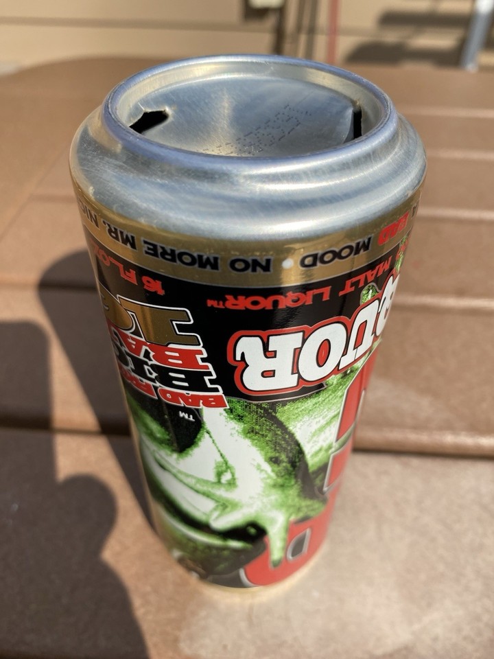 16 Ounce Aluminum Bad Frog Malt Liquor Sta Tab Beer Can Evansville ...