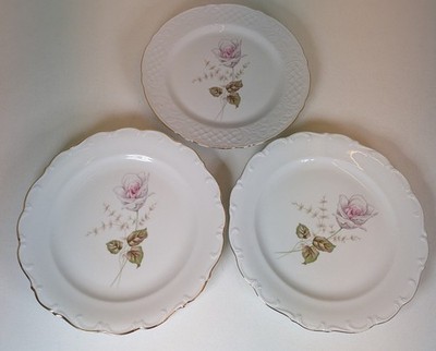 Bavaria, Schumann Arzberg, 3x Speiseteller, D. ca. 25 cm. #AG1080