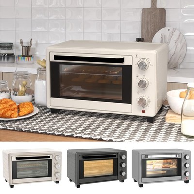 Mini Backofen 21L Arbeitsplatte Elektro Toaster Backofen mit einstellbarer Temperatur Timer