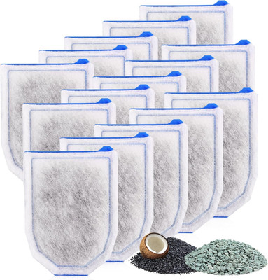 15 Pack Carbon Filter Large Compatible with Tetra Whisper EX30/EX45/EX70 Filters