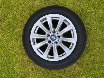 4x BMW Alufelgen mit Continental Reifen 225/55 R17   5x120   DOT 1514