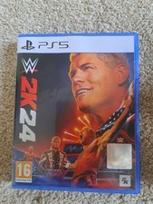 WWE PS5 2K24 game disk in box