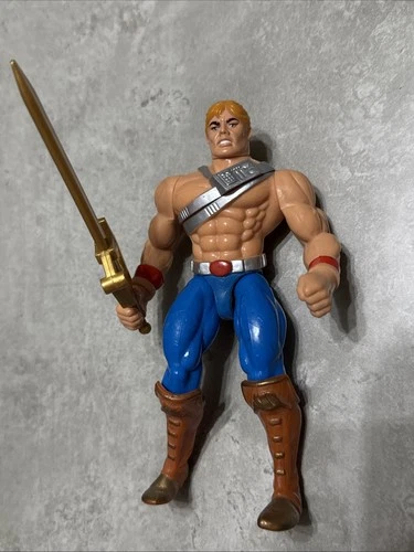Loose Adventures Of He Man Battle Punch Figure 1989 Mattel Vintage Sword