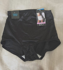NWT Bali Light Control Black Briefs Style 8700 Size 8 XL